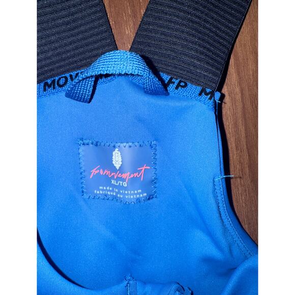 NWT Fp Movement Powder Vixen Softshell Bib Light Cobalt Sz XL Skiing Waterproof - Picture 9 of 12